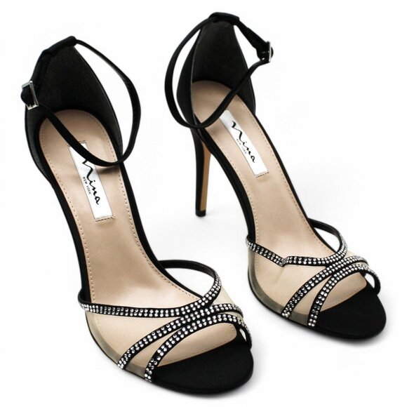 Nina Shoes - Women S Calissa Ankle Strap Stiletto Sandals